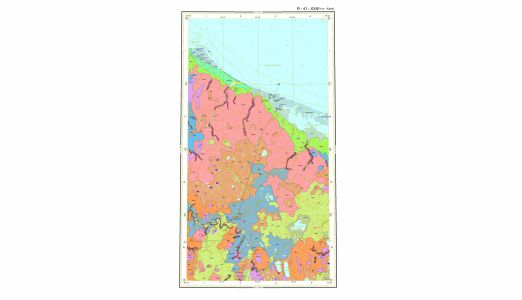 Map of quaternary deposits 1:200000