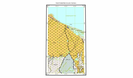 Tectonic map of 1 500000 scale